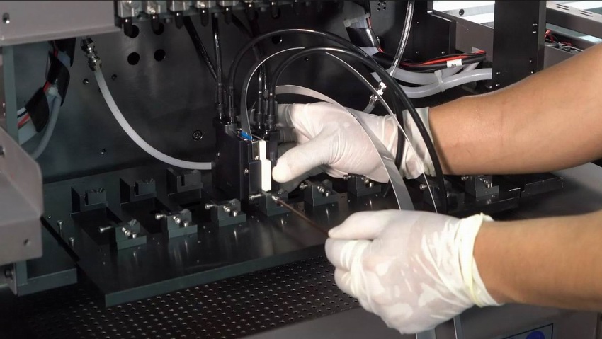 UV平板打印机的喷头安装步骤