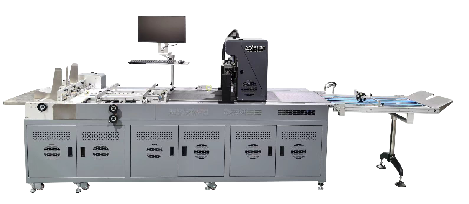 AJ-600C高端智能分页彩色数码喷印机